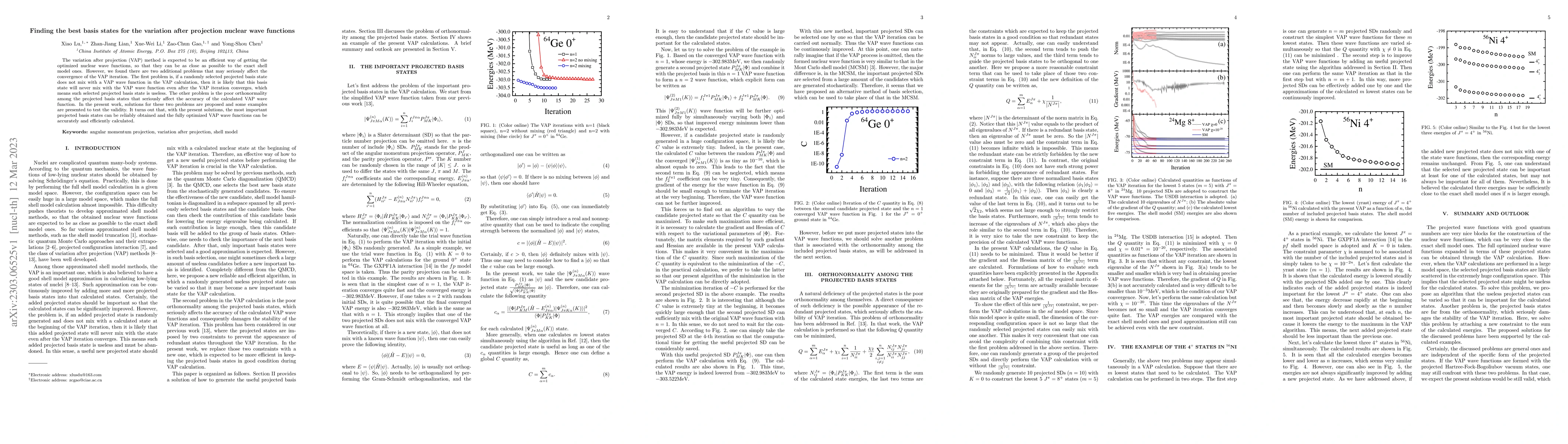 Thumbnail for Finding the best basis states for the variation after projection nuclear
  wave functions