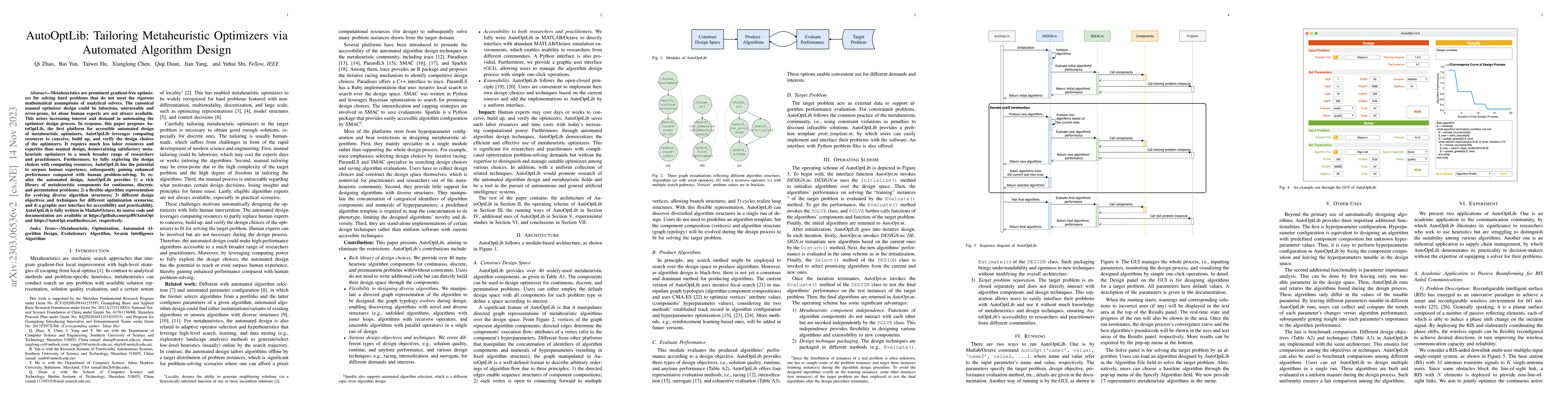 Thumbnail for AutoOptLib: Tailoring Metaheuristic Optimizers via Automated Algorithm
  Design