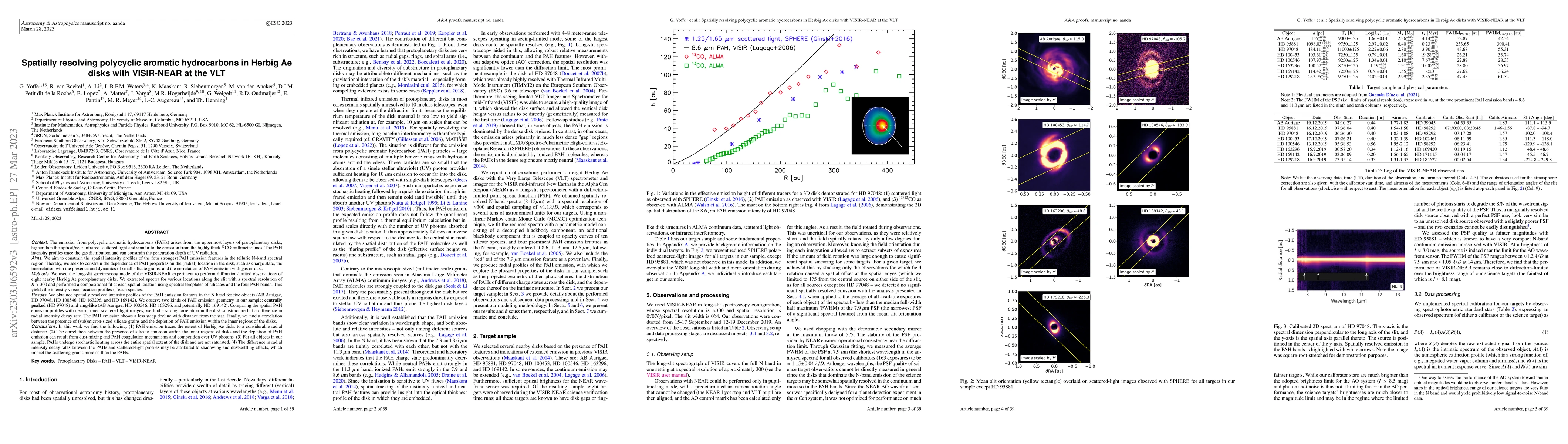 Thumbnail for Spatially resolving polycyclic aromatic hydrocarbons in Herbig Ae disks
  with VISIR-NEAR at the VLT