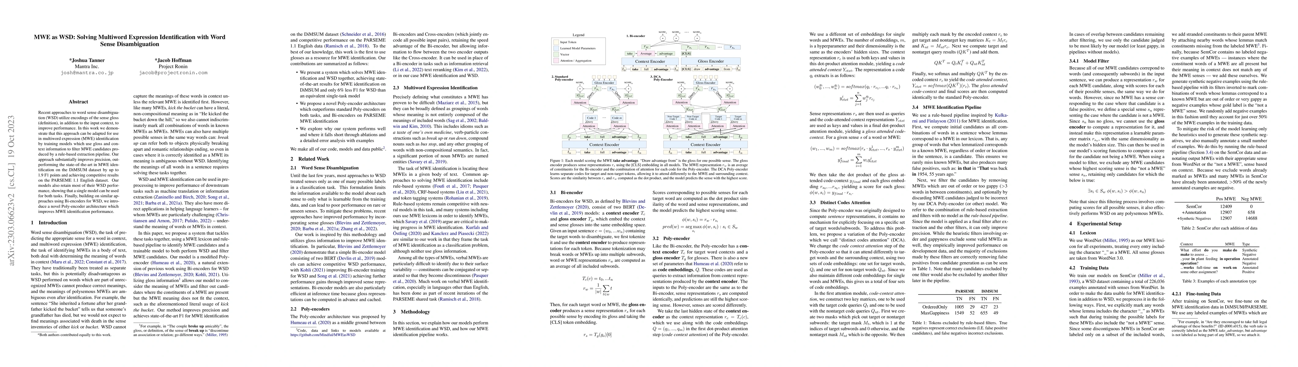 Thumbnail for MWE as WSD: Solving Multiword Expression Identification with Word Sense
  Disambiguation