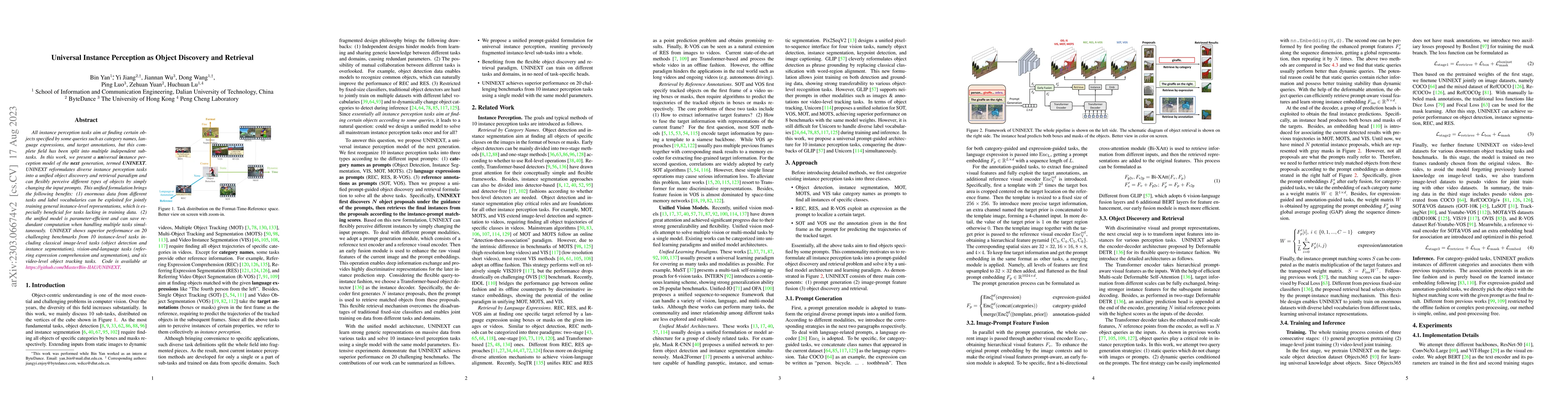 Thumbnail for Universal Instance Perception as Object Discovery and Retrieval