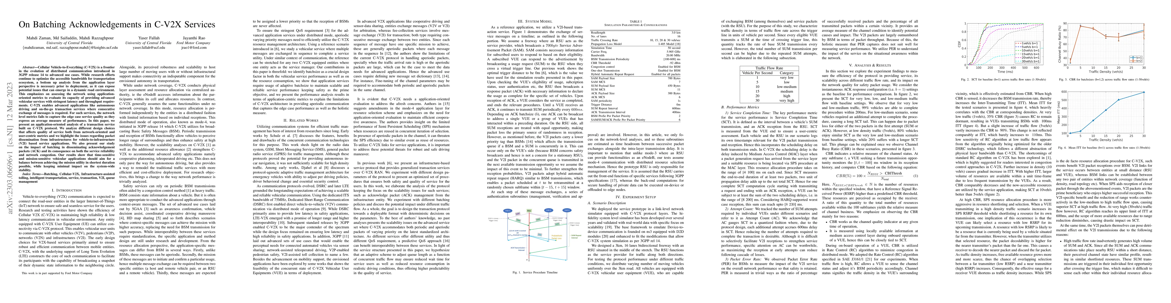 Thumbnail for On Batching Acknowledgements in C-V2X Services