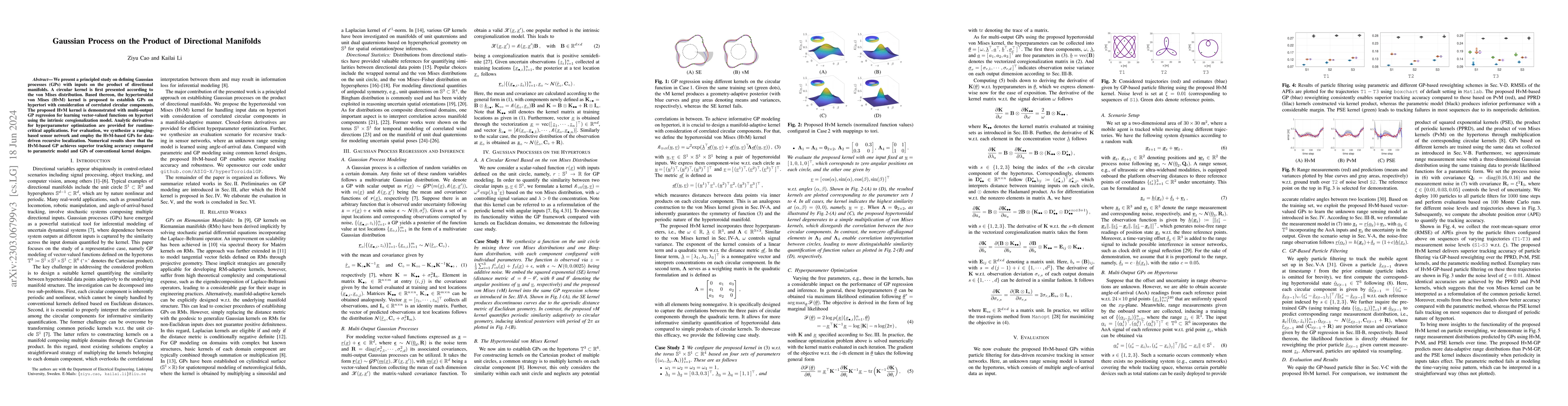 Thumbnail for Gaussian Process on the Product of Directional Manifolds