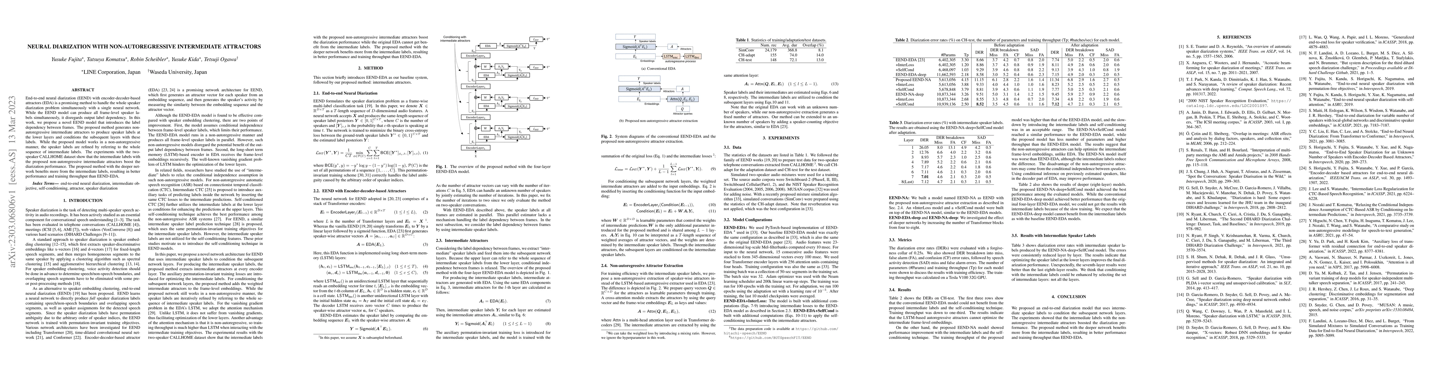 Thumbnail for Neural Diarization with Non-autoregressive Intermediate Attractors