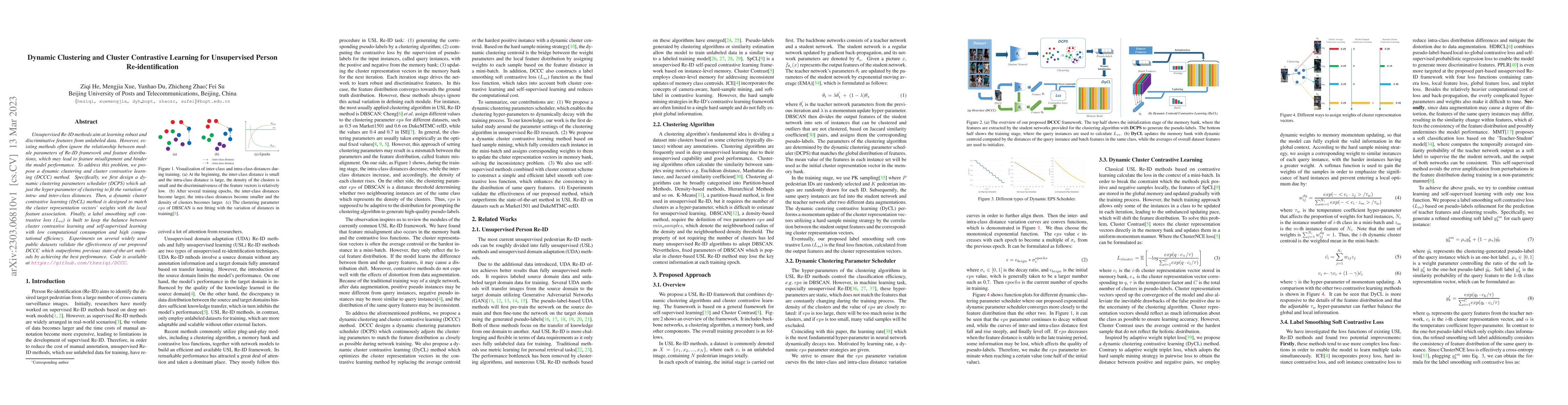 Thumbnail for Dynamic Clustering and Cluster Contrastive Learning for Unsupervised
  Person Re-identification