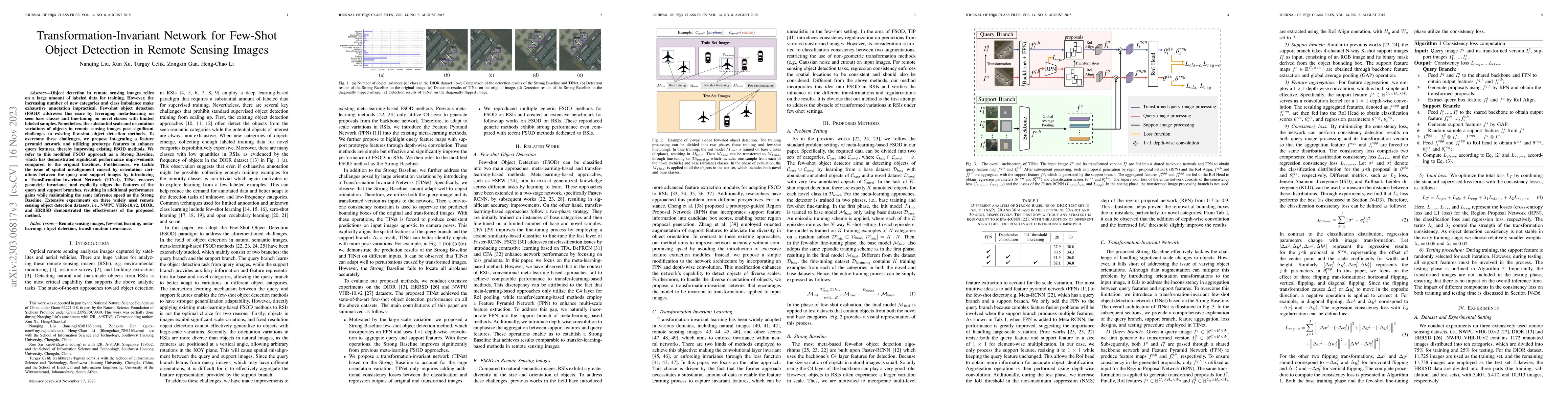 Thumbnail for Transformation-Invariant Network for Few-Shot Object Detection in Remote
  Sensing Images