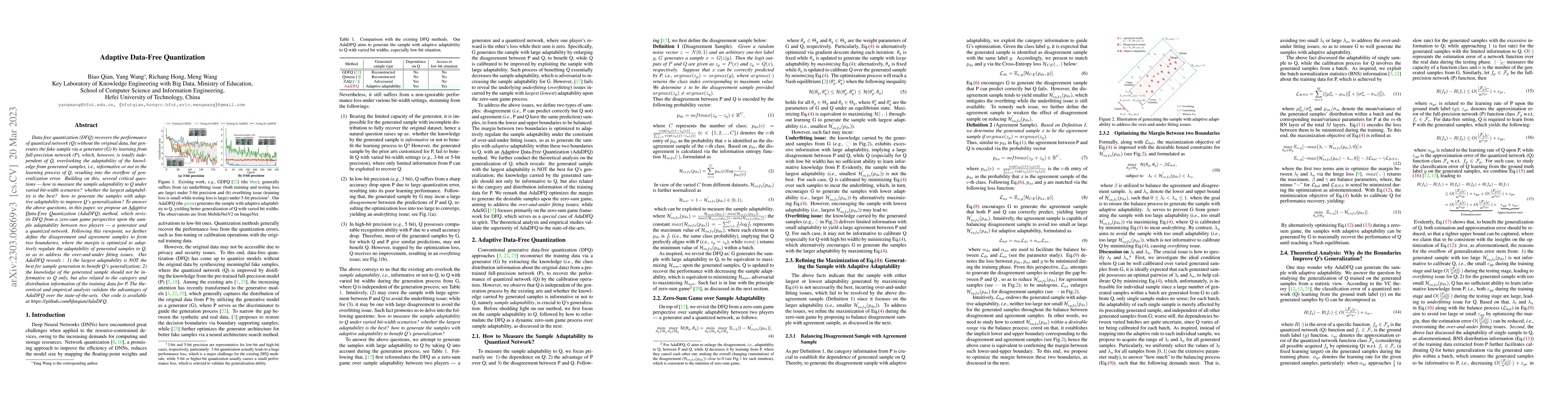 Thumbnail for Adaptive Data-Free Quantization