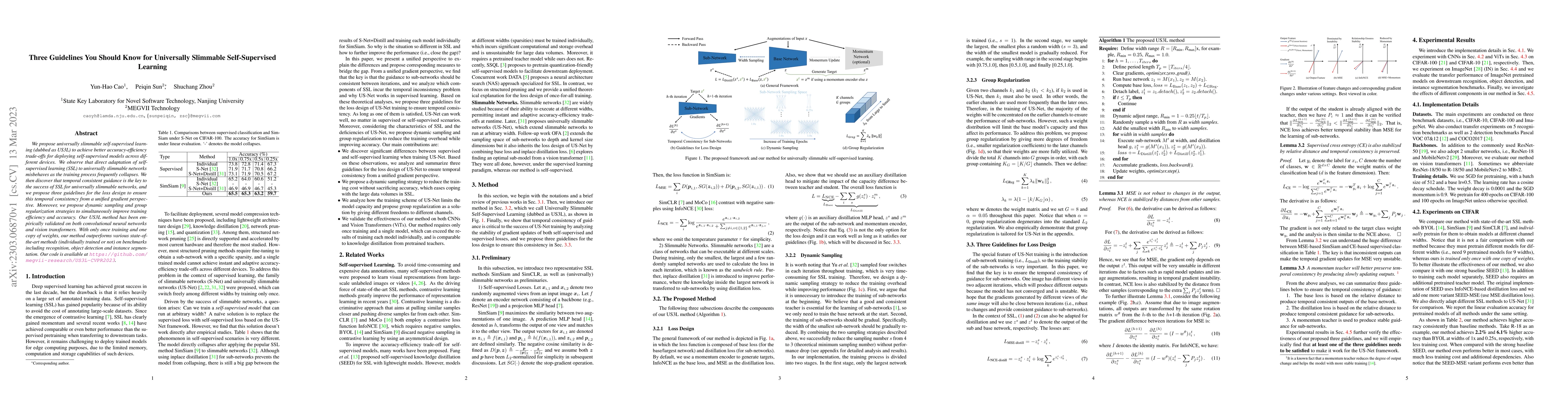 Thumbnail for Three Guidelines You Should Know for Universally Slimmable
  Self-Supervised Learning
