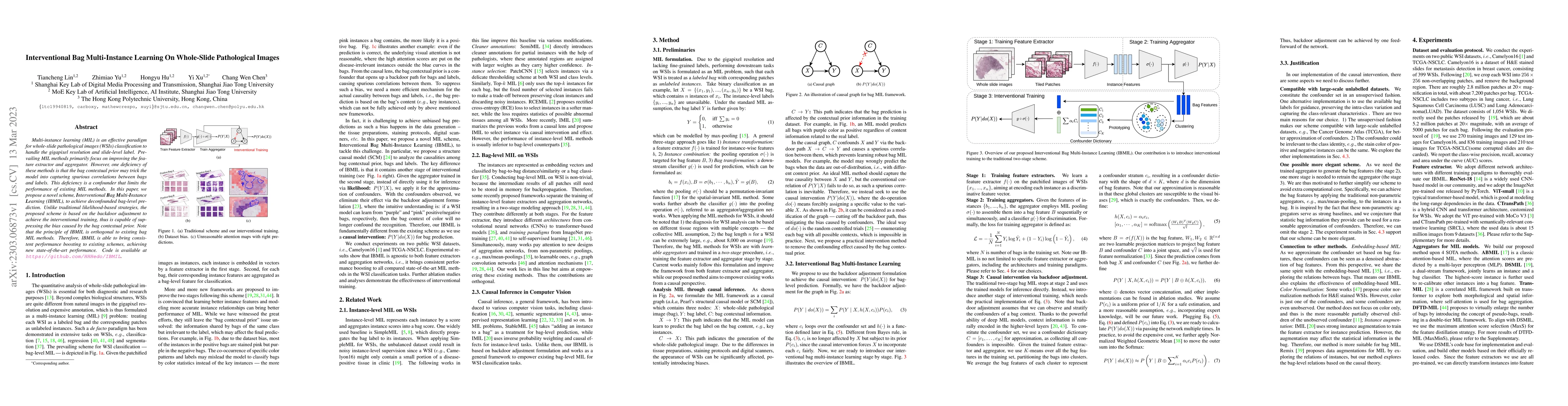 Thumbnail for Interventional Bag Multi-Instance Learning On Whole-Slide Pathological
  Images