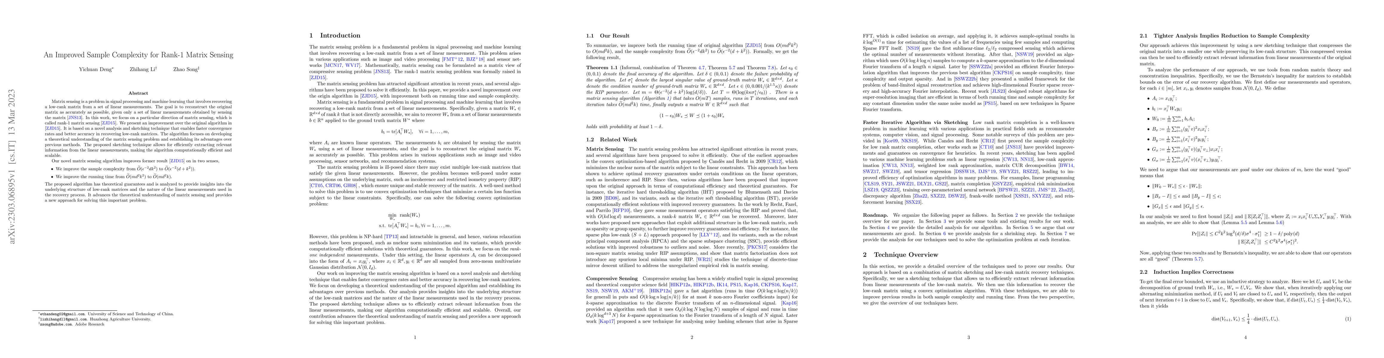 Thumbnail for An Improved Sample Complexity for Rank-1 Matrix Sensing