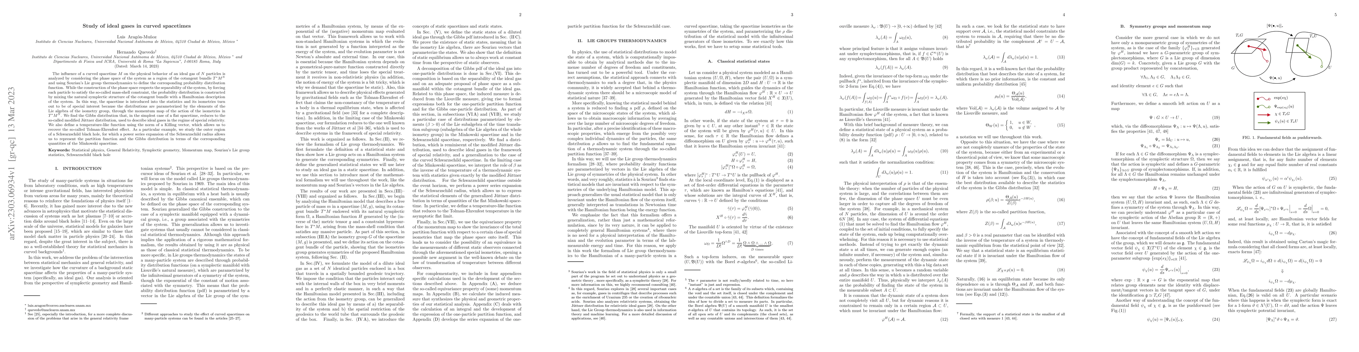 Thumbnail for Study of ideal gases in curved spacetimes