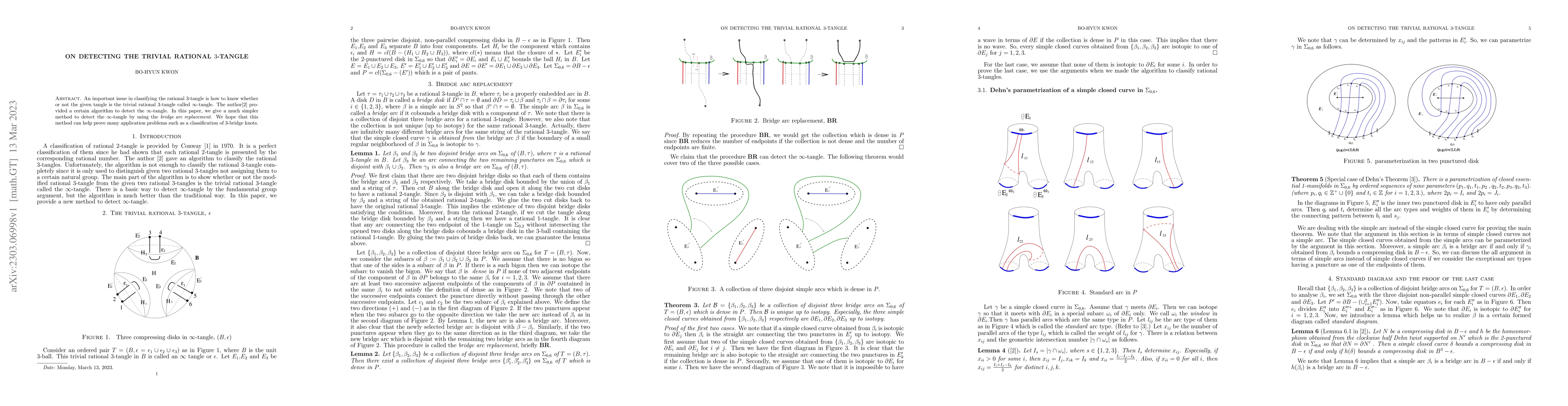 Thumbnail for On detecting the trivial rational $3$-tangle