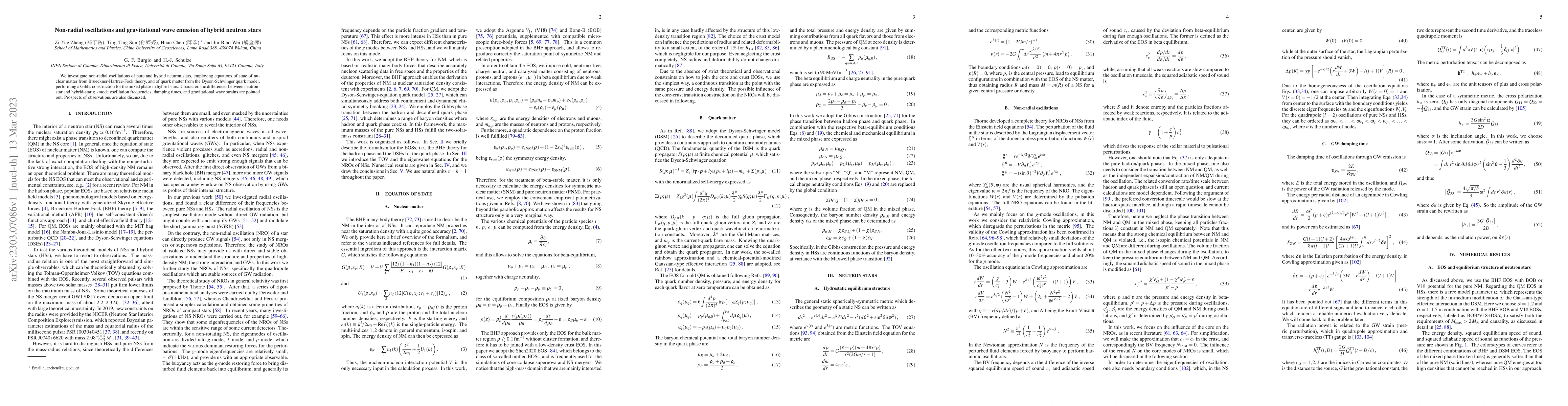 Thumbnail for Non-radial oscillations and gravitational wave emission of hybrid
  neutron stars