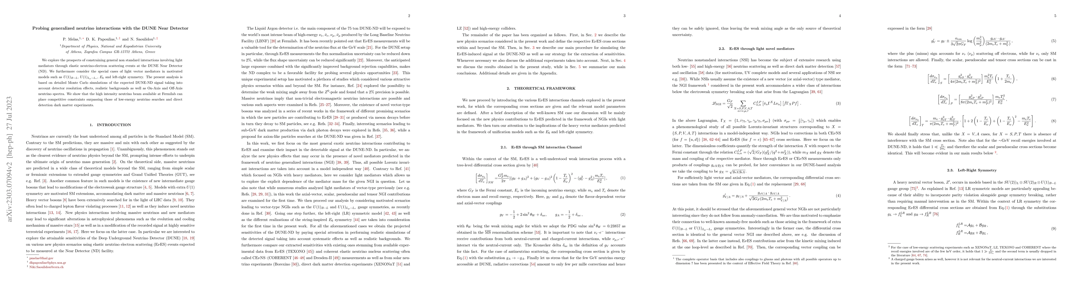 Thumbnail for Probing generalized neutrino interactions with the DUNE Near Detector