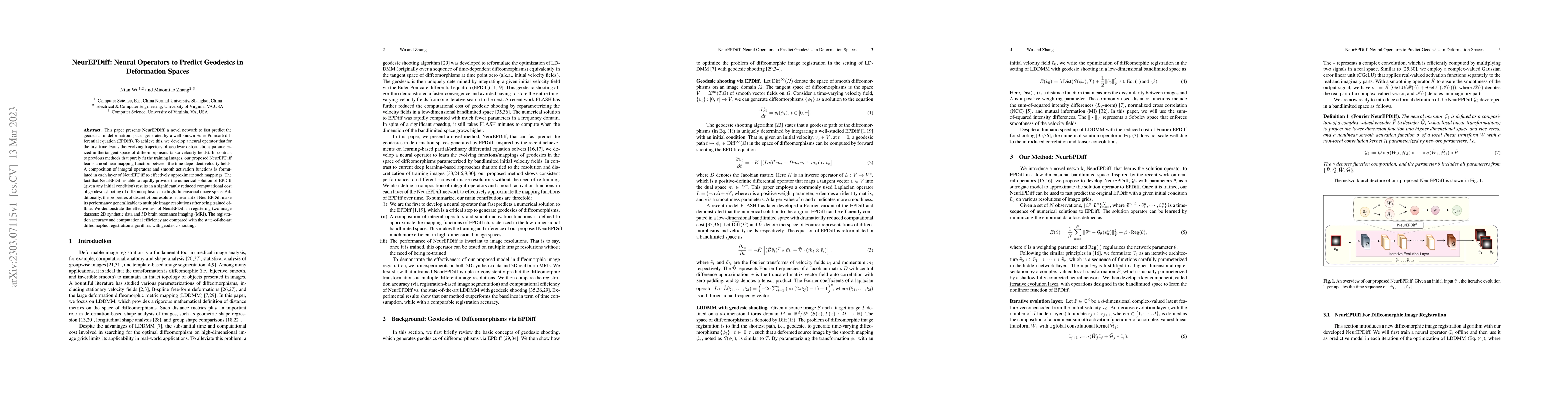 Thumbnail for NeurEPDiff: Neural Operators to Predict Geodesics in Deformation Spaces