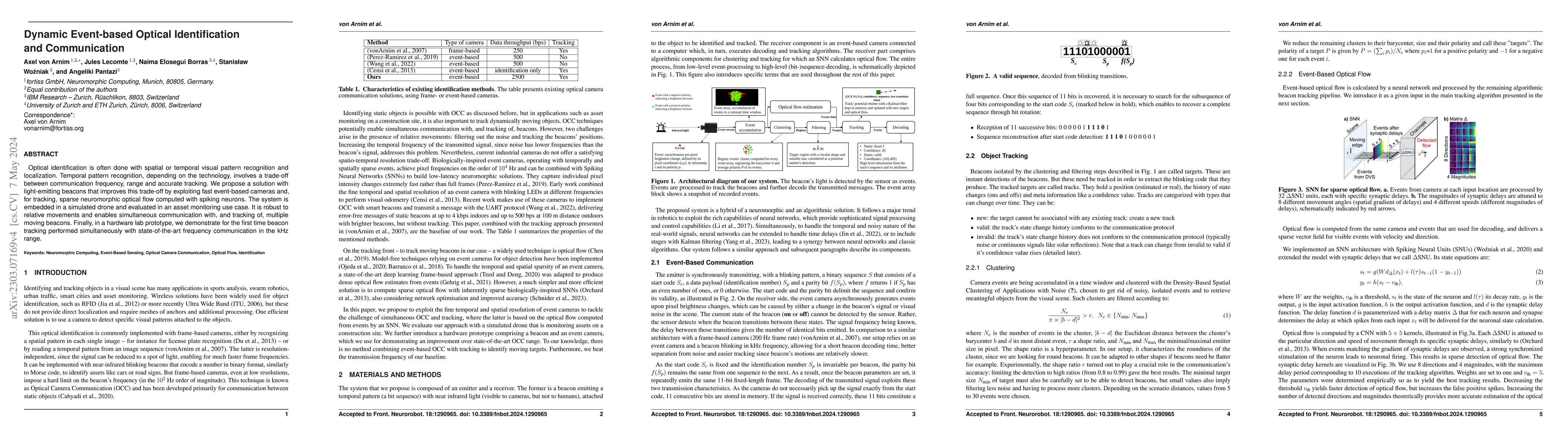 Thumbnail for Dynamic Event-based Optical Identification and Communication