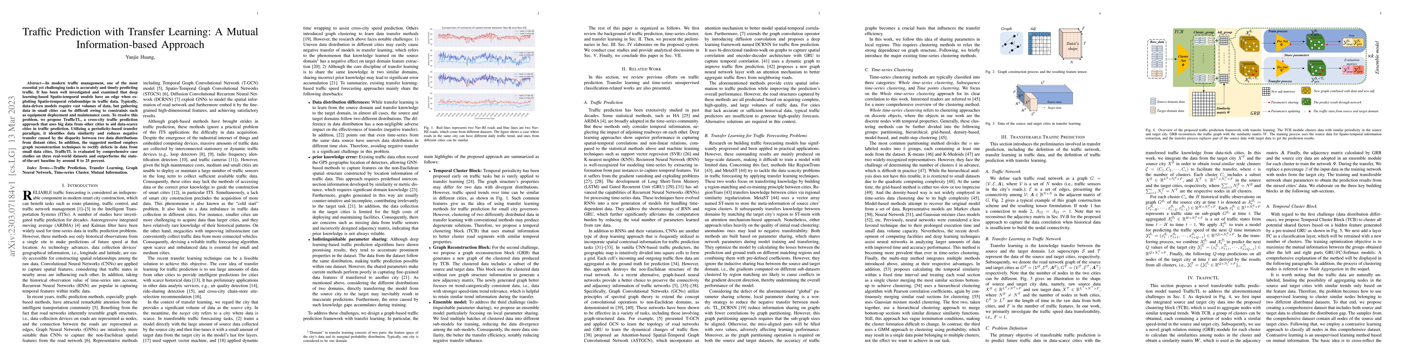 Thumbnail for Traffic Prediction with Transfer Learning: A Mutual Information-based
  Approach