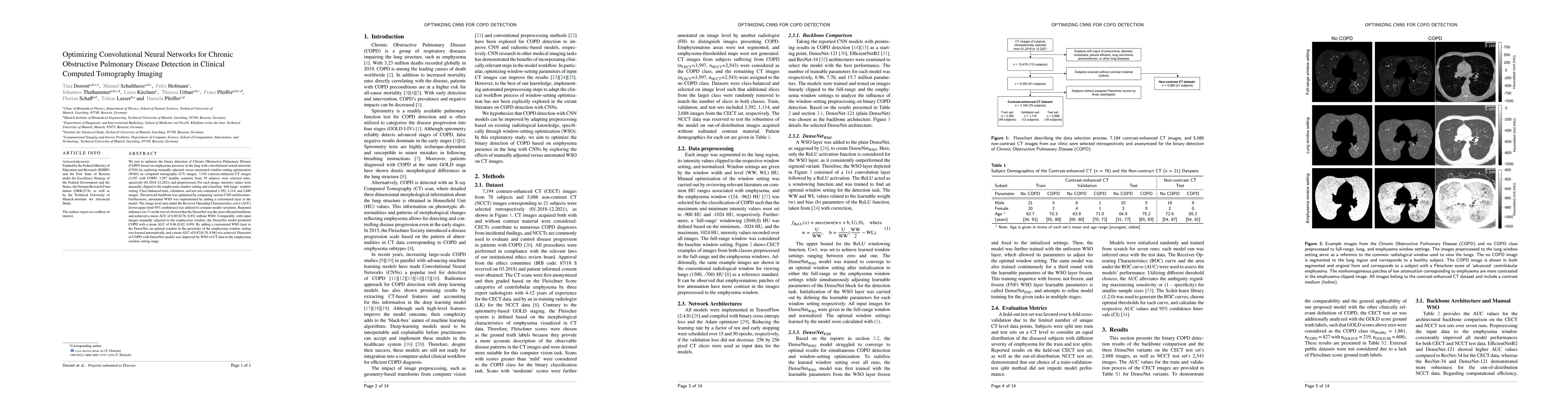 Thumbnail for Optimizing Convolutional Neural Networks for Chronic Obstructive
  Pulmonary Disease Detection in Clinical Computed Tomography Imaging