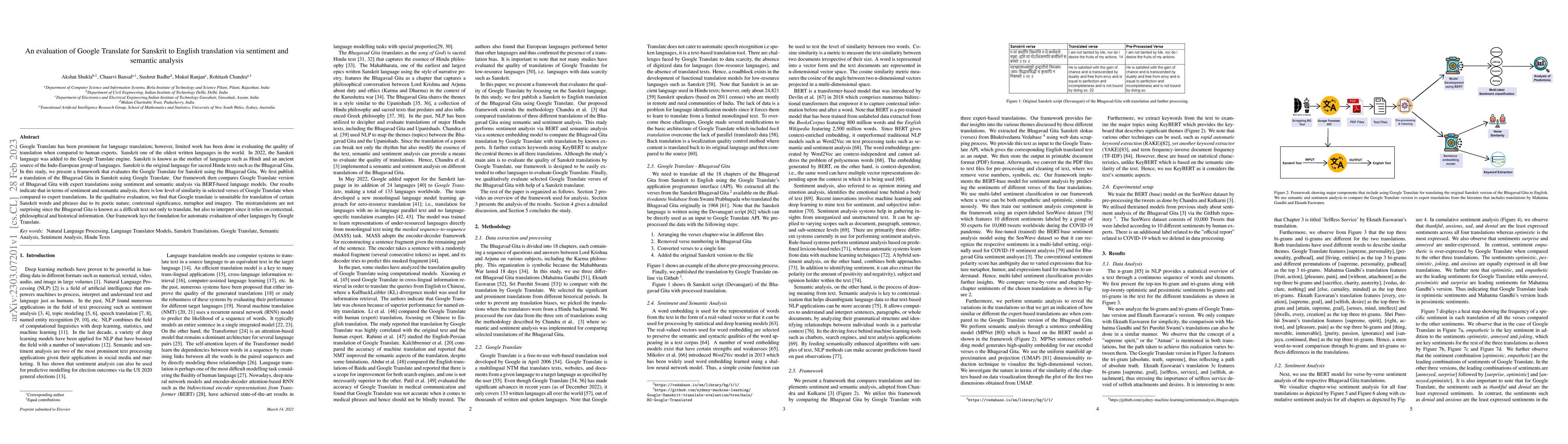 Thumbnail for An evaluation of Google Translate for Sanskrit to English translation
  via sentiment and semantic analysis
