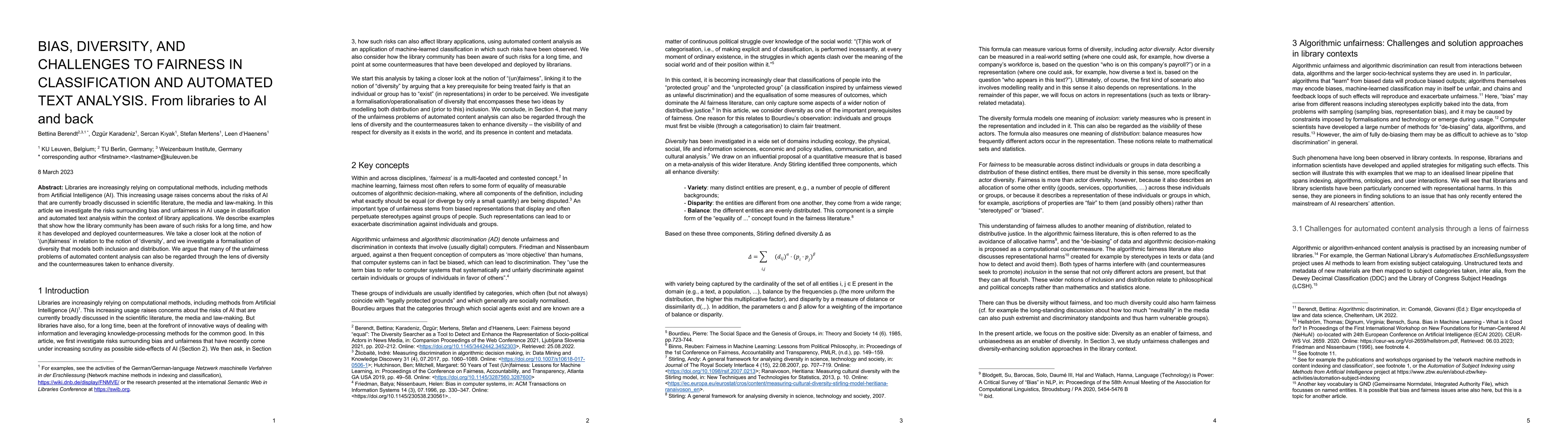 Thumbnail for Bias, diversity, and challenges to fairness in classification and
  automated text analysis. From libraries to AI and back