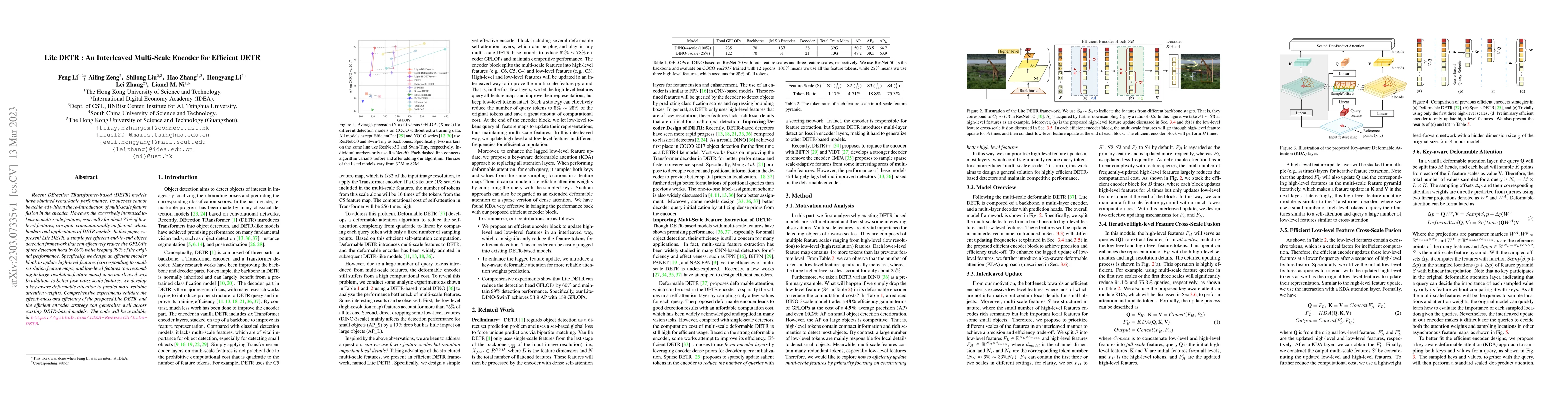 Thumbnail for Lite DETR : An Interleaved Multi-Scale Encoder for Efficient DETR