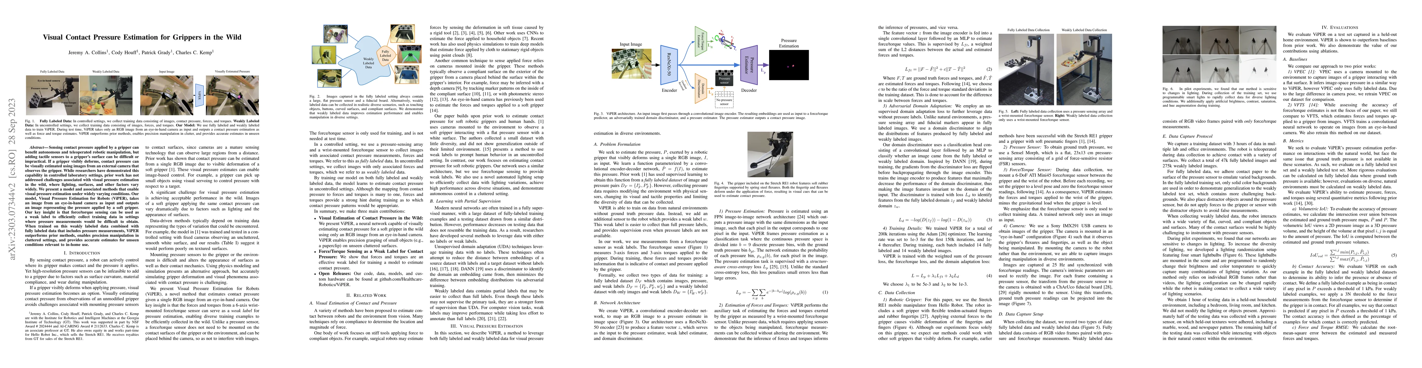 Thumbnail for Visual Contact Pressure Estimation for Grippers in the Wild