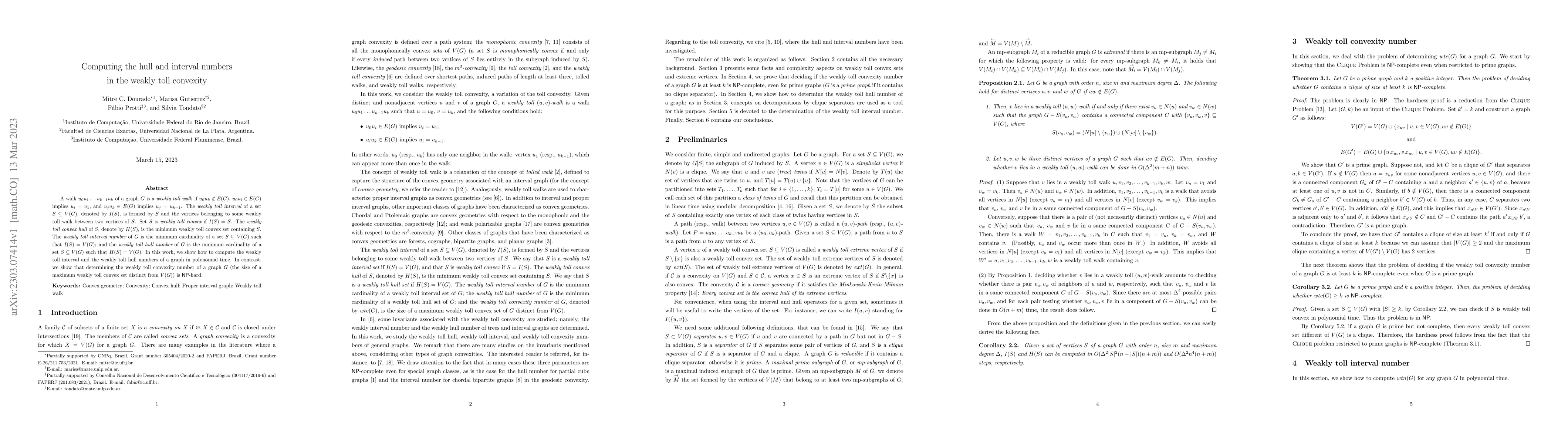 Thumbnail for Computing the hull and interval numbers in the weakly toll convexity