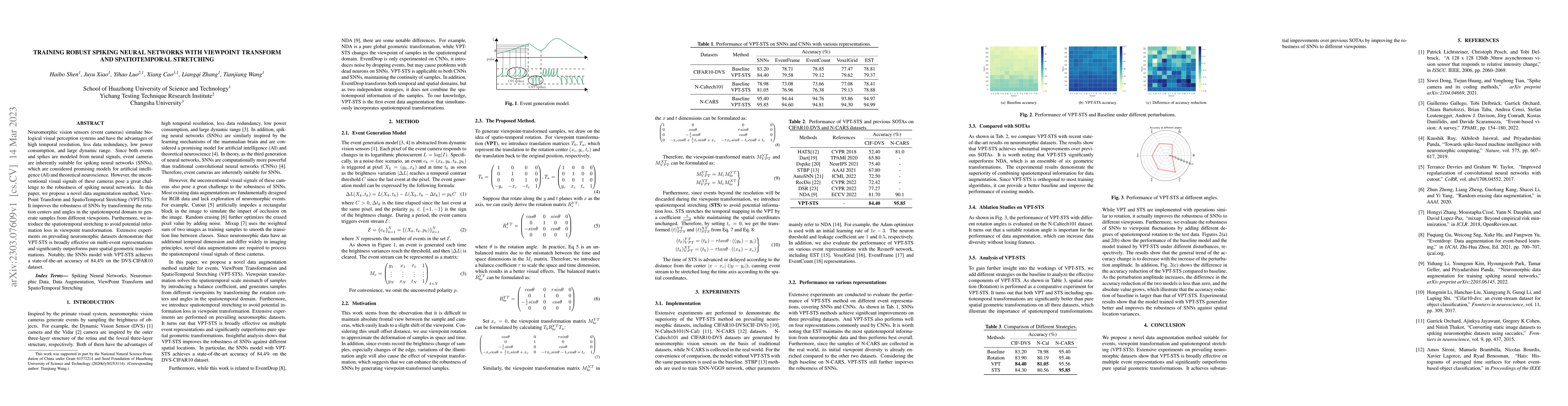 Thumbnail for Training Robust Spiking Neural Networks with ViewPoint Transform and
  SpatioTemporal Stretching