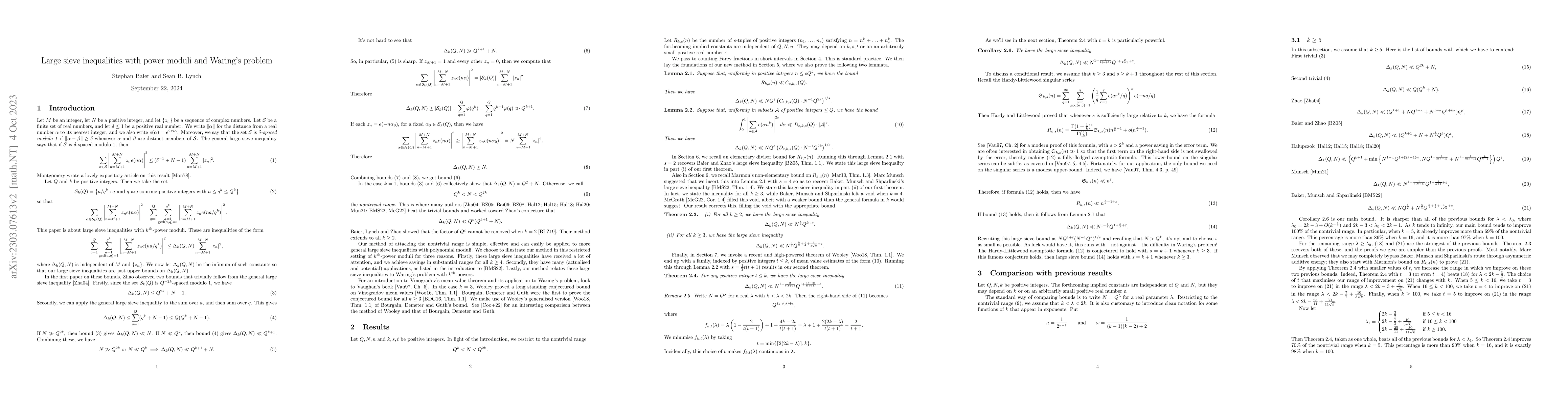 Thumbnail for Large sieve inequalities with power moduli and Waring's problem