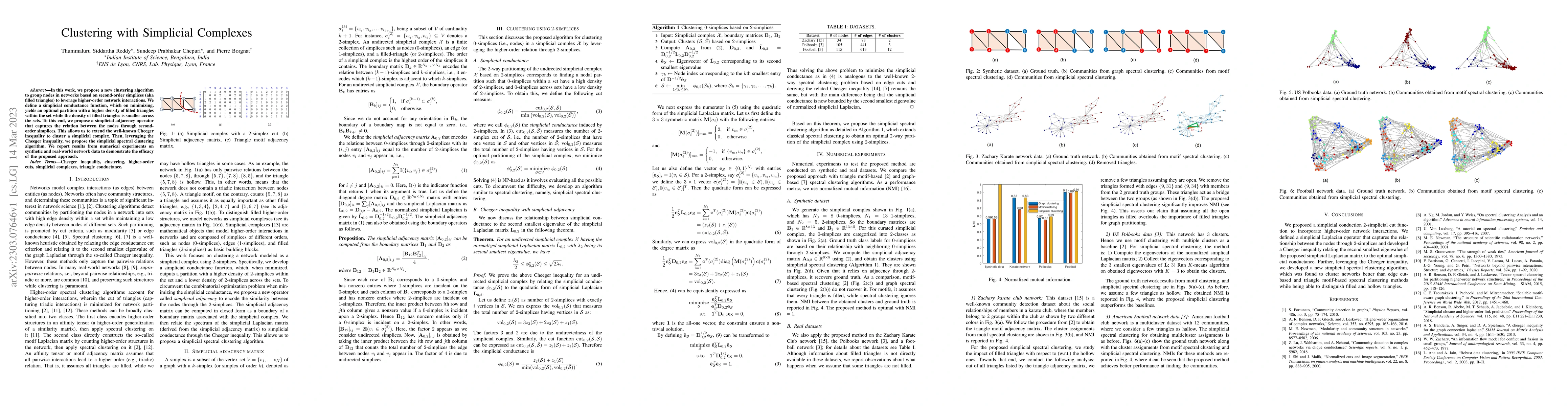 Thumbnail for Clustering with Simplicial Complexes