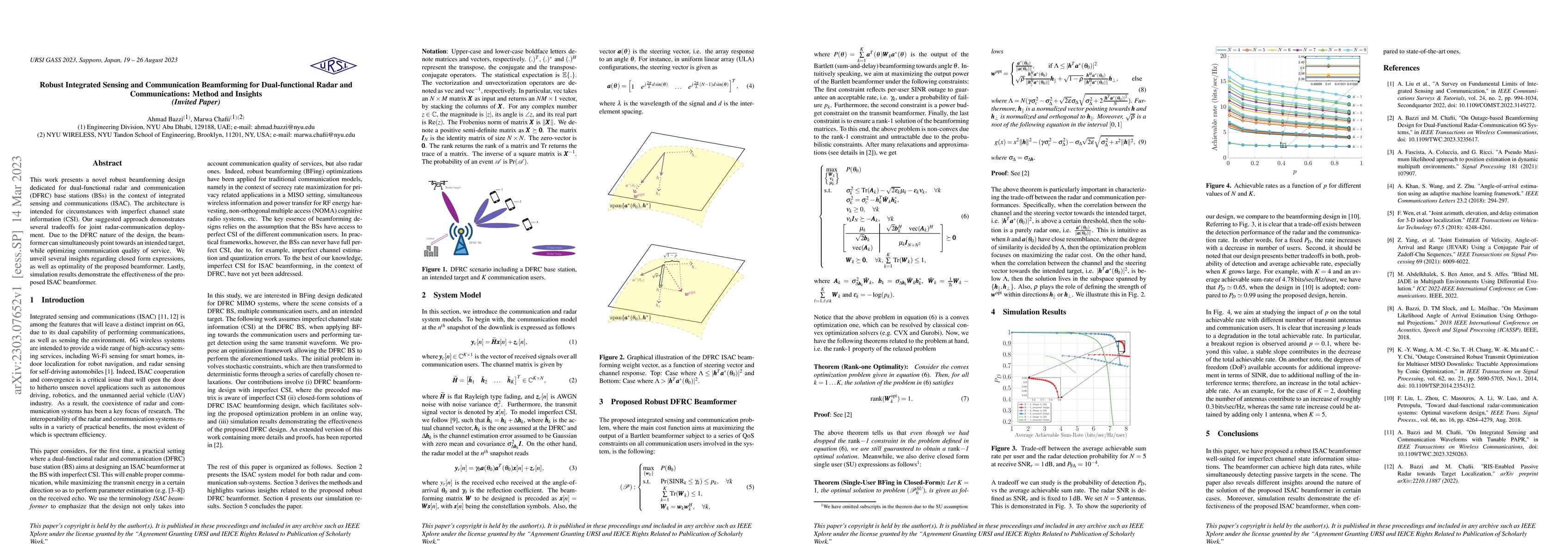 Thumbnail for Robust Integrated Sensing and Communication Beamforming for
  Dual-functional Radar and Communications: Method and Insights