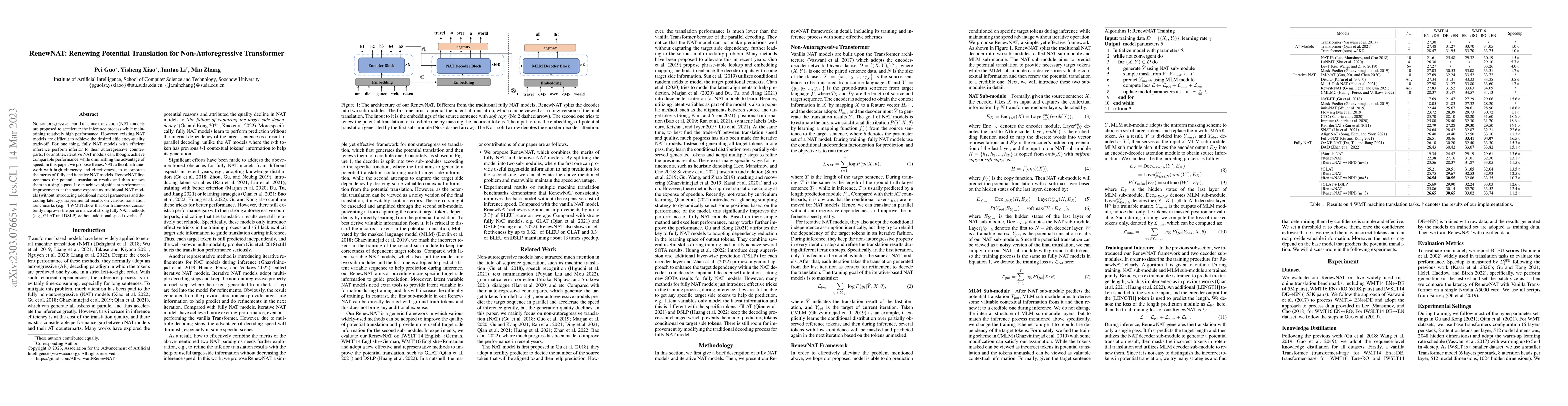 Thumbnail for RenewNAT: Renewing Potential Translation for Non-Autoregressive
  Transformer