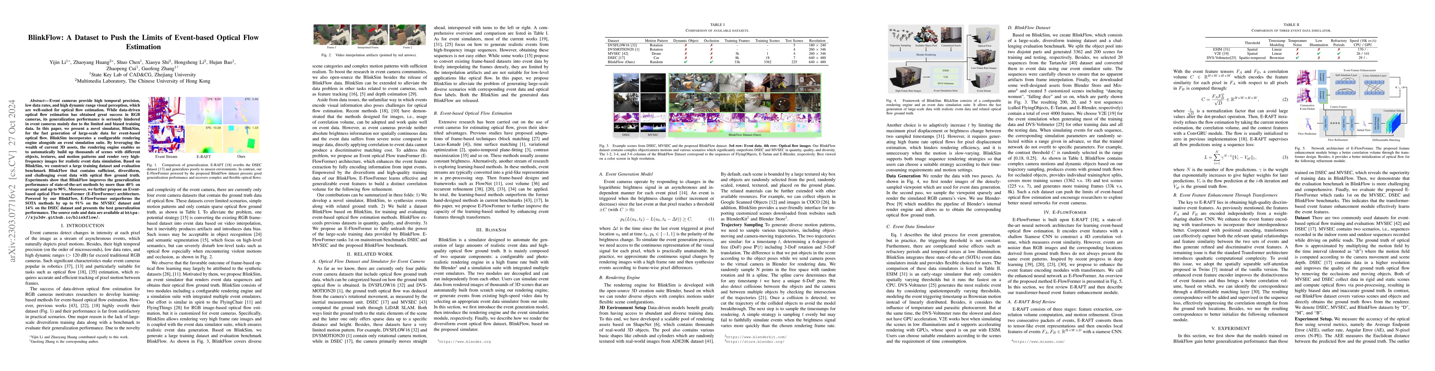 Thumbnail for BlinkFlow: A Dataset to Push the Limits of Event-based Optical Flow
  Estimation