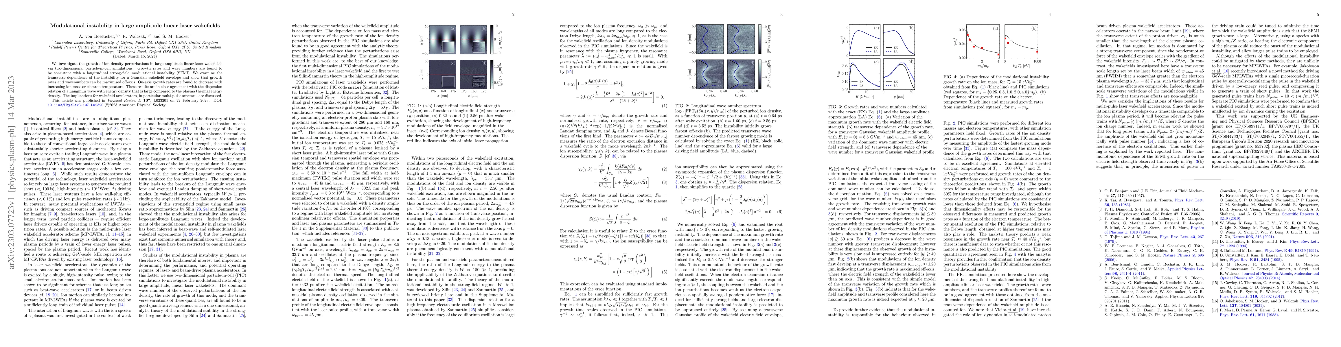 Thumbnail for Modulational instability in large-amplitude linear laser wakefields