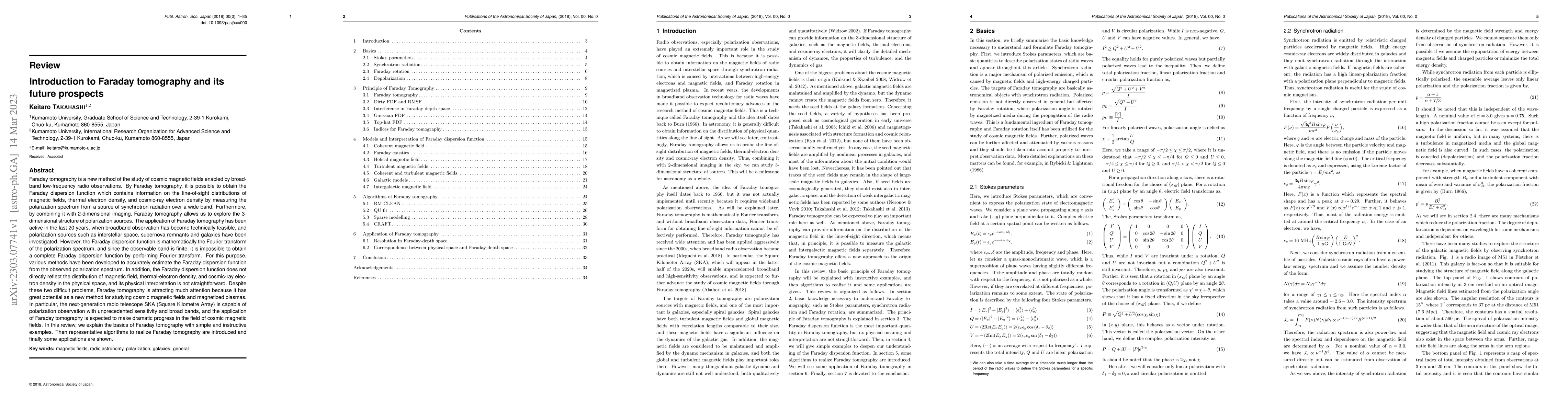Thumbnail for Introduction to Faraday tomography and its future prospects