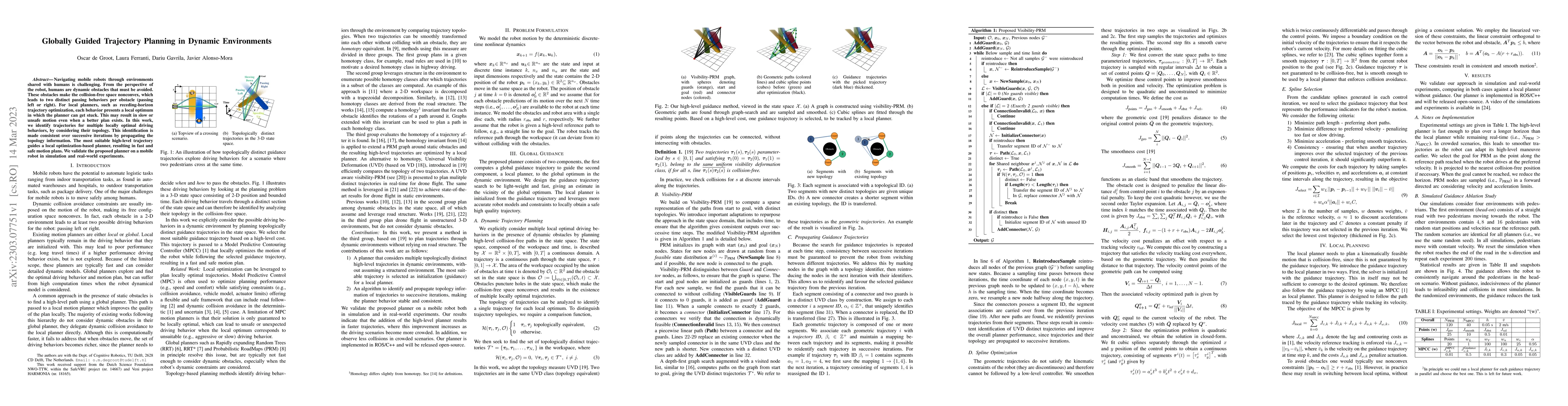 Thumbnail for Globally Guided Trajectory Planning in Dynamic Environments