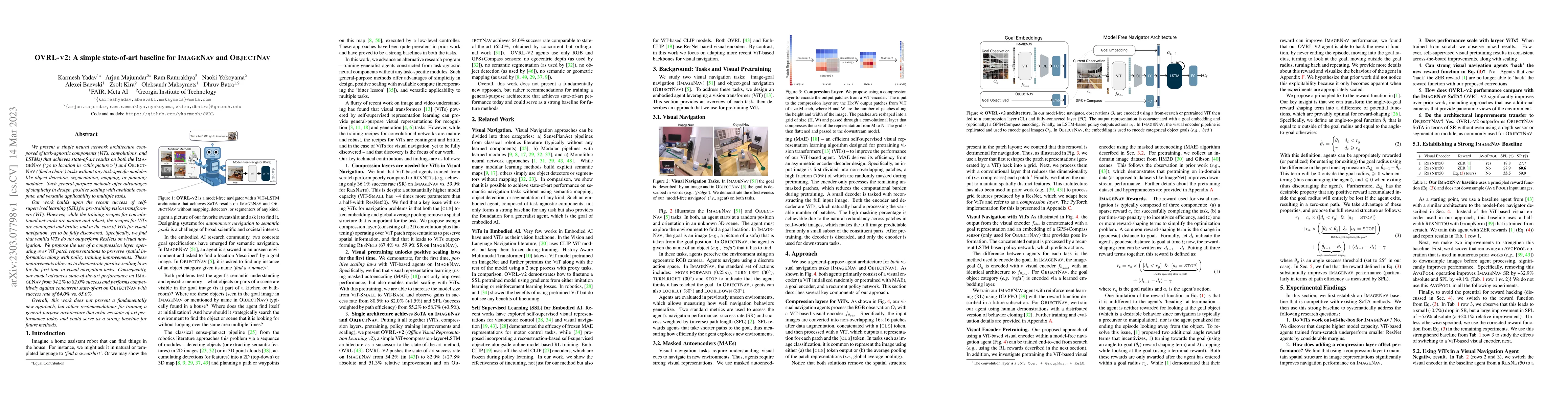Thumbnail for OVRL-V2: A simple state-of-art baseline for ImageNav and ObjectNav
