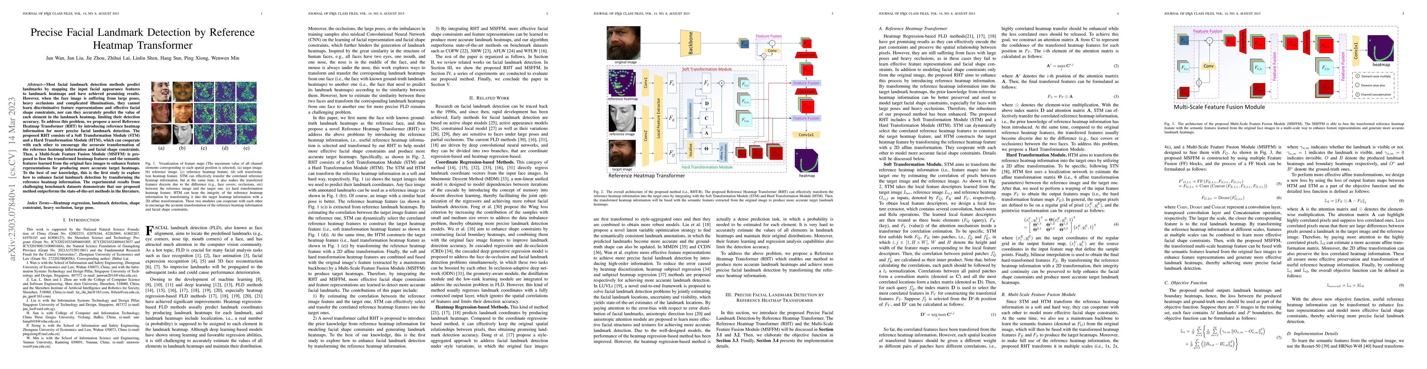 Thumbnail for Precise Facial Landmark Detection by Reference Heatmap Transformer