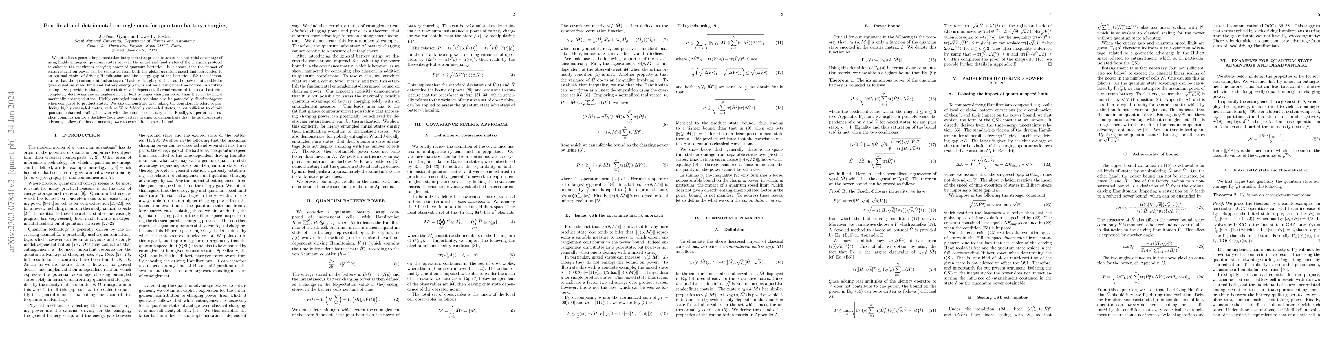 Thumbnail for Beneficial and detrimental entanglement for quantum battery charging
