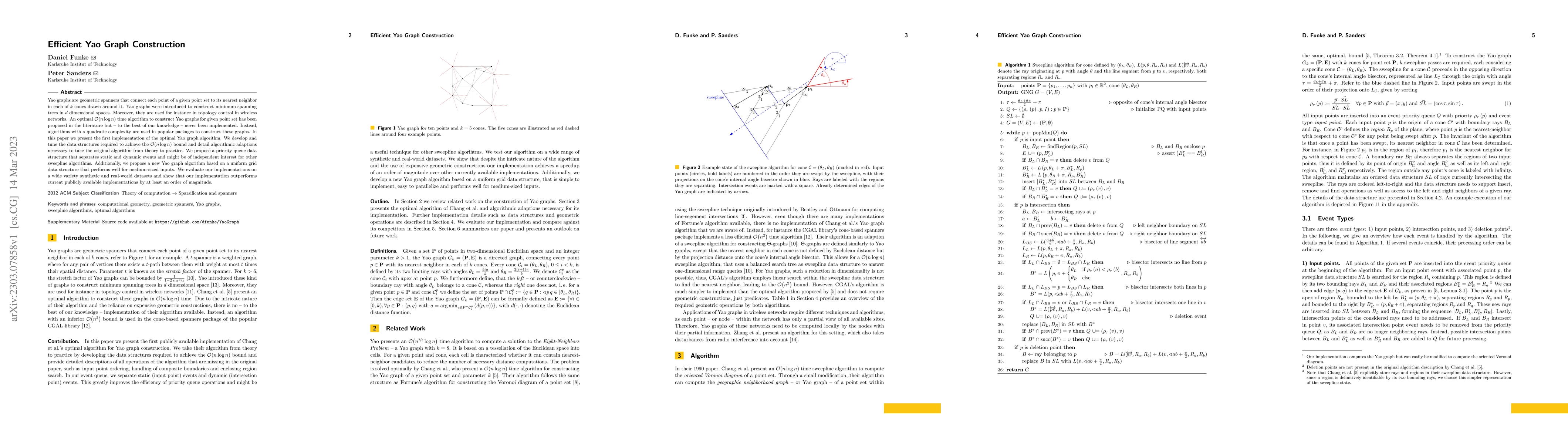 Thumbnail for Efficient Yao Graph Construction