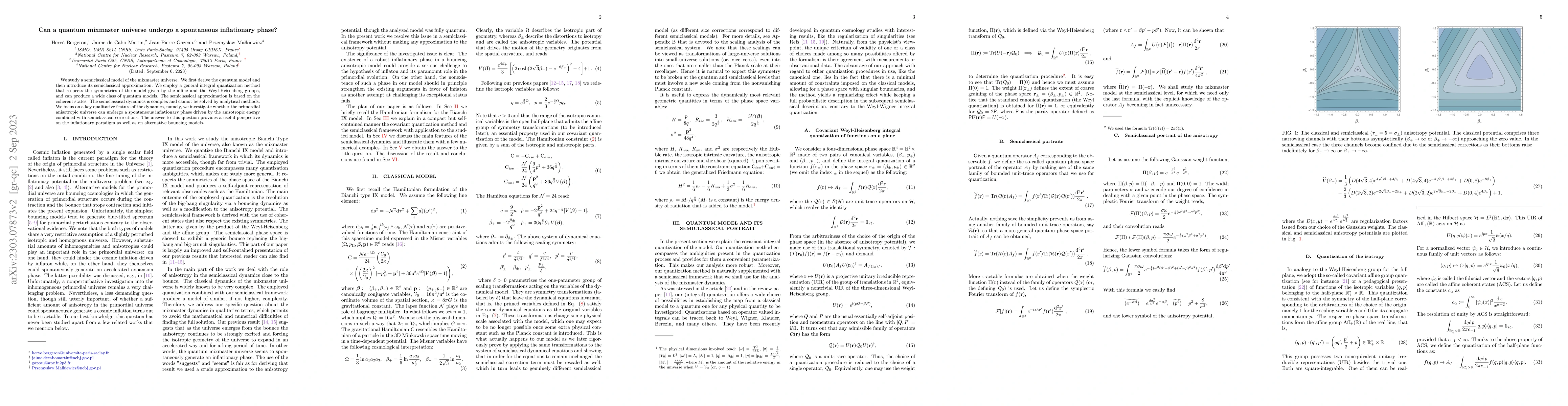 Thumbnail for Can a quantum mixmaster universe undergo a spontaneous inflationary
  phase?