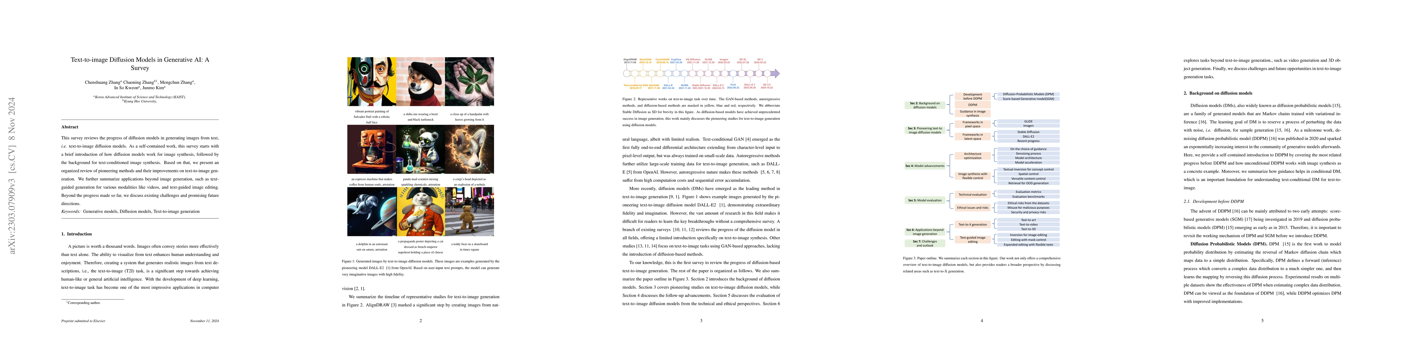 Thumbnail for Text-to-image Diffusion Models in Generative AI: A Survey