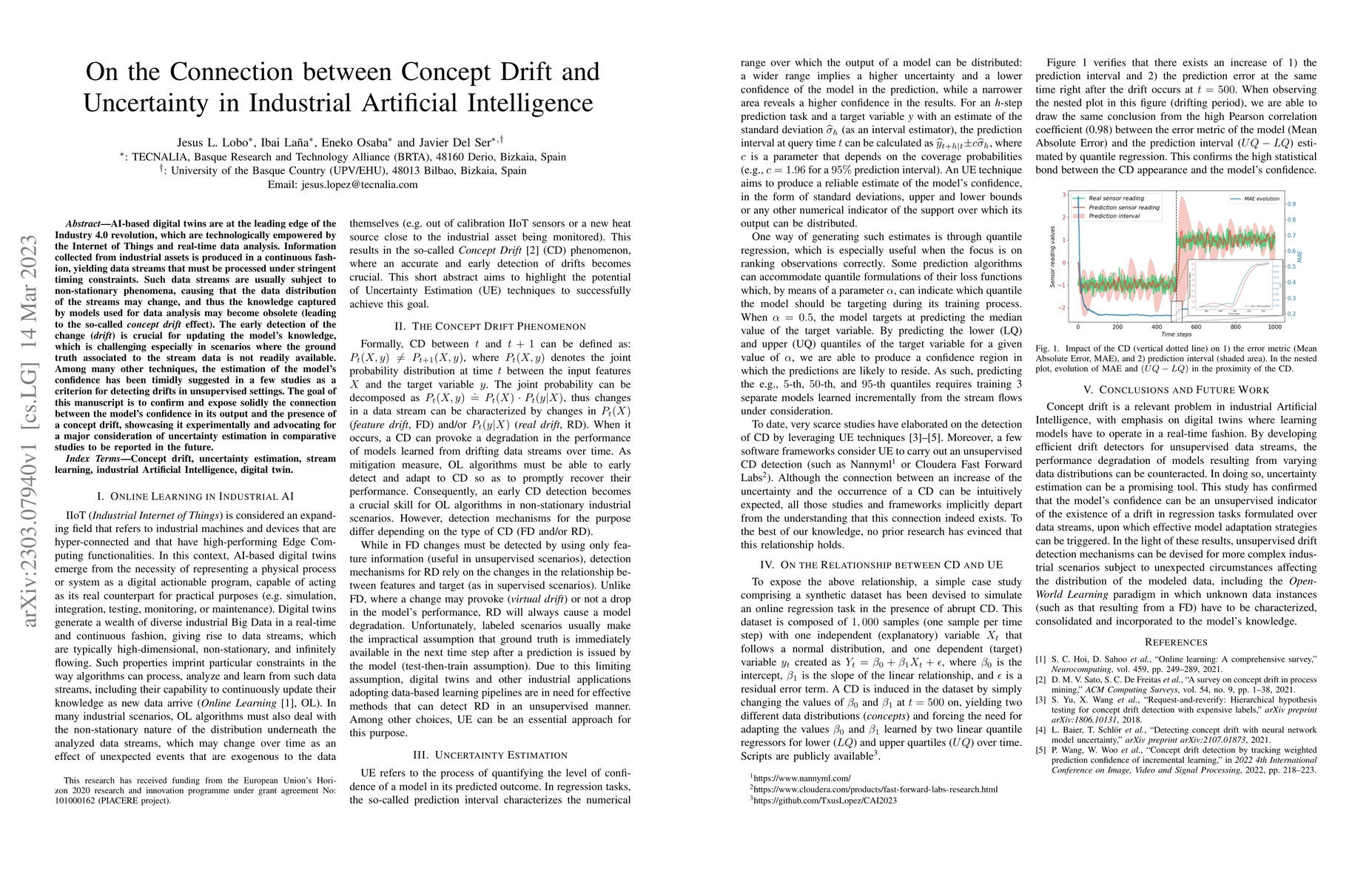 Thumbnail for On the Connection between Concept Drift and Uncertainty in Industrial
  Artificial Intelligence