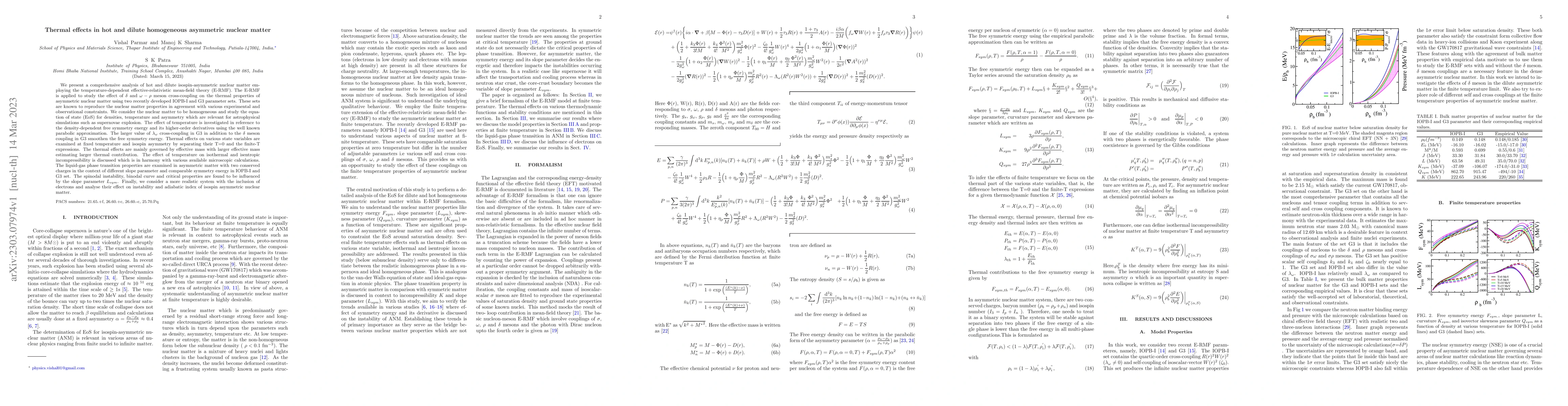 Thumbnail for Thermal effects in hot and dilute homogeneous asymmetric nuclear matter