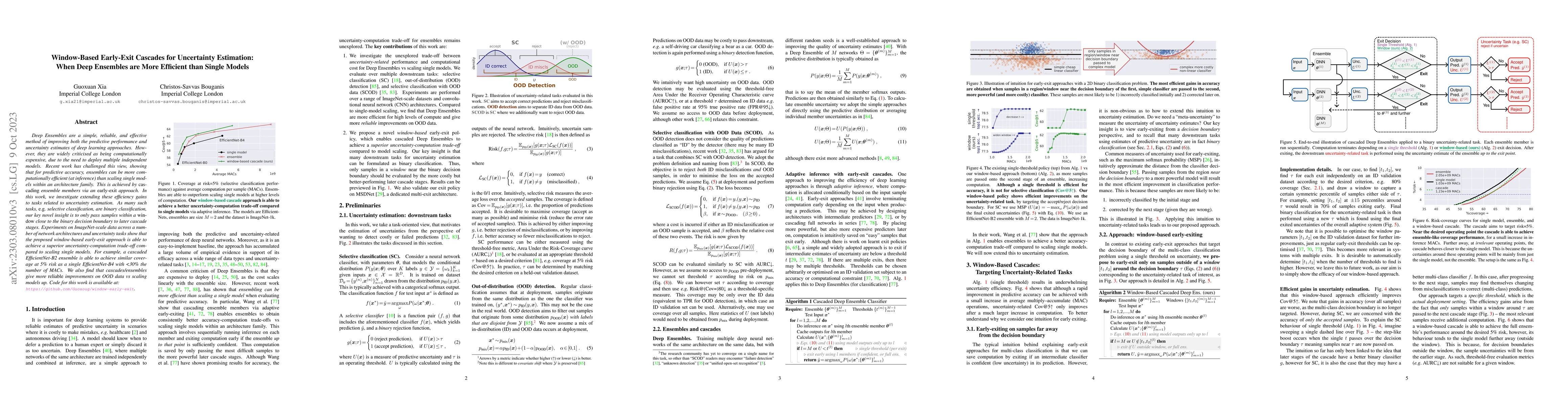 Thumbnail for Window-Based Early-Exit Cascades for Uncertainty Estimation: When Deep
  Ensembles are More Efficient than Single Models