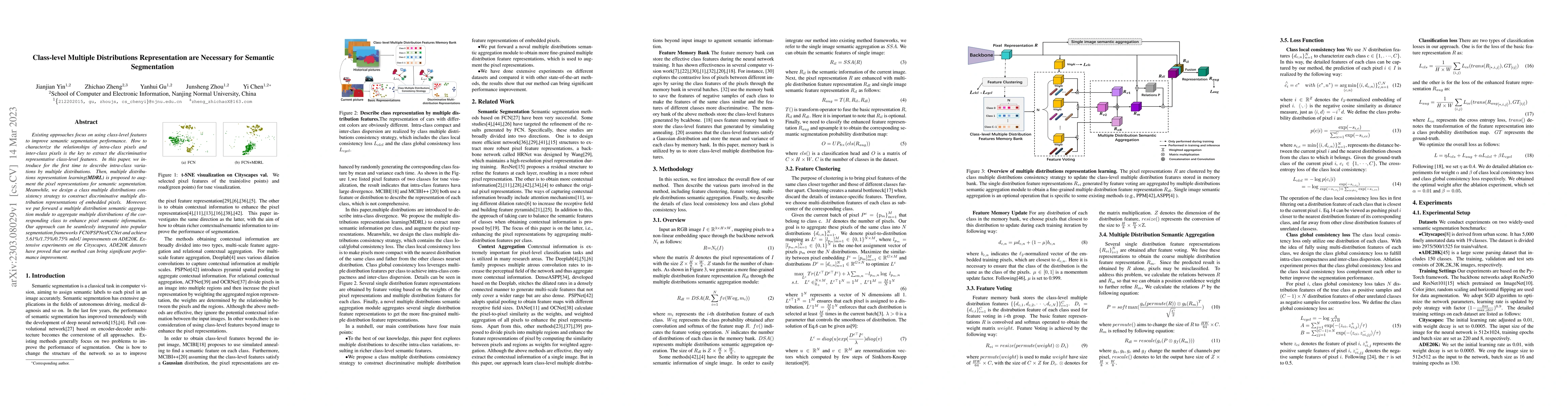 Thumbnail for Class-level Multiple Distributions Representation are Necessary for
  Semantic Segmentation