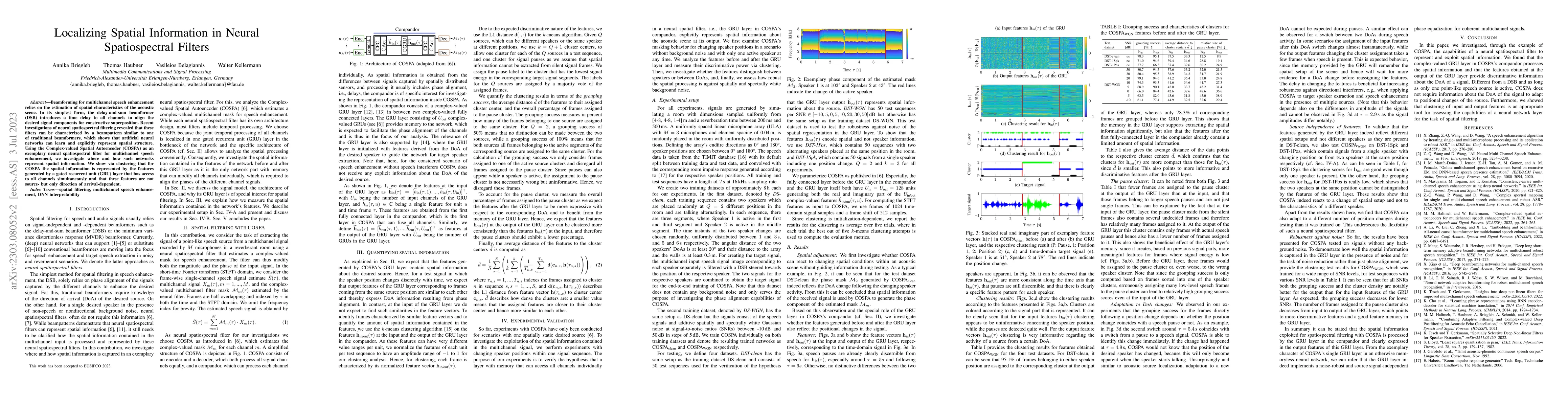 Thumbnail for Localizing Spatial Information in Neural Spatiospectral Filters