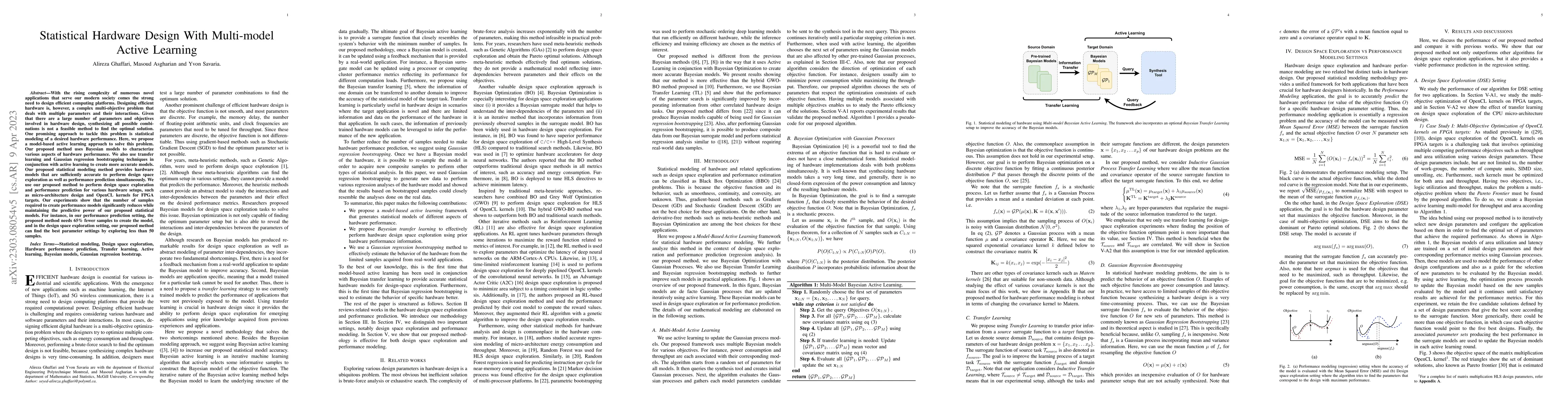 Thumbnail for Statistical Hardware Design With Multi-model Active Learning
