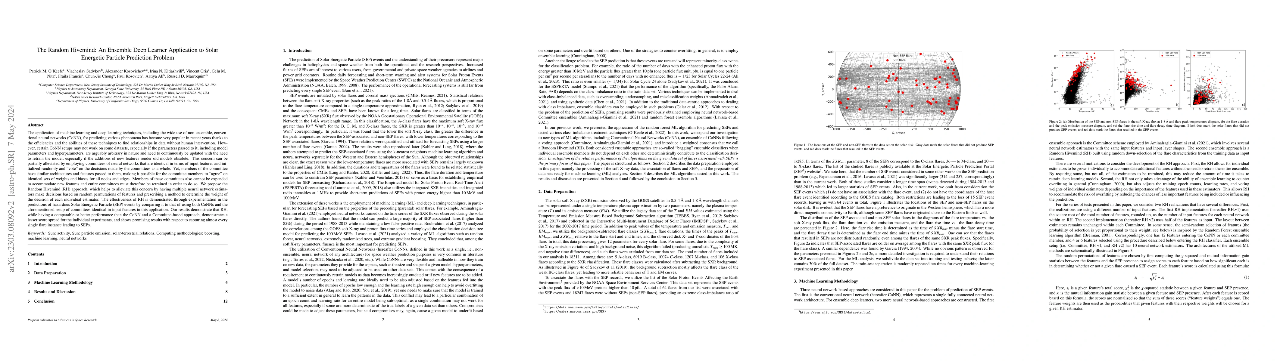 Thumbnail for The Random Hivemind: An Ensemble Deep Learner Application to Solar
  Energetic Particle Prediction Problem