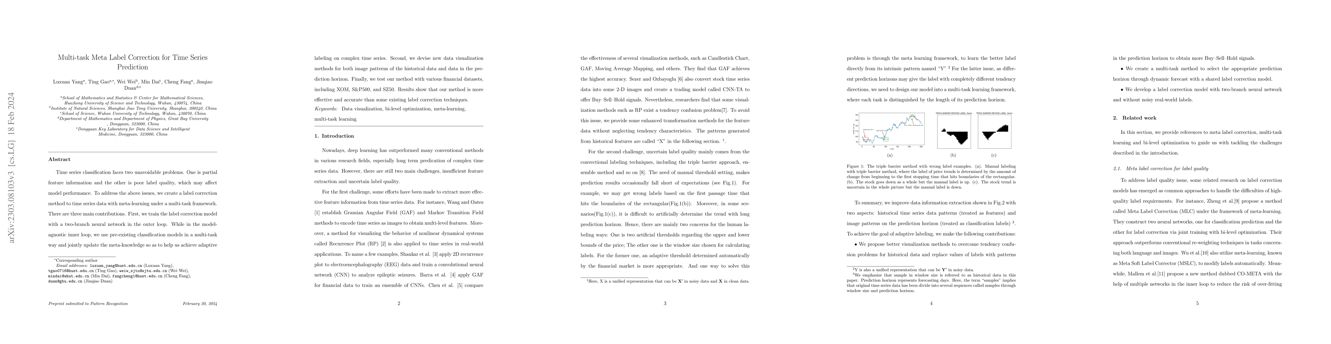 Thumbnail for Multi-task Meta Label Correction for Time Series Prediction